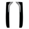 Gloss Black Pair Rear Window Side Wing Spoiler For VW Tiguan MK1 07-16