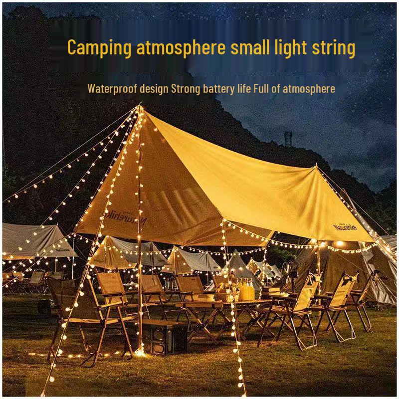 LED Flashing Fairy String Lights - Battery Operated Round Ball Christmas Decoration 