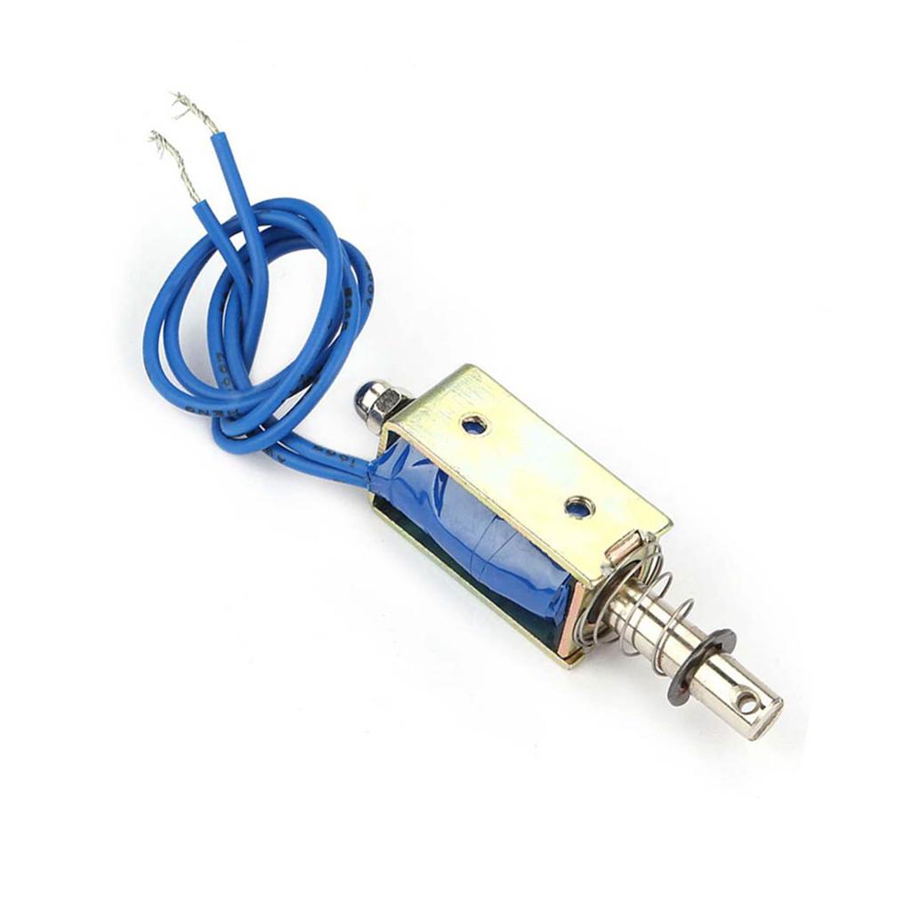 Automatisierungssteuerung 61224V DC 300mA DC Zug-Elektromagnet 5N Rückzugsbereich 10mm(12V)