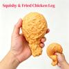 Oversized Fried Chicken Leg Squishy Fluid Ball Malleable Hand Pinch Toy Stress Relief Portable Sensory Fidget Holiday Birthday Gift For Friends Family