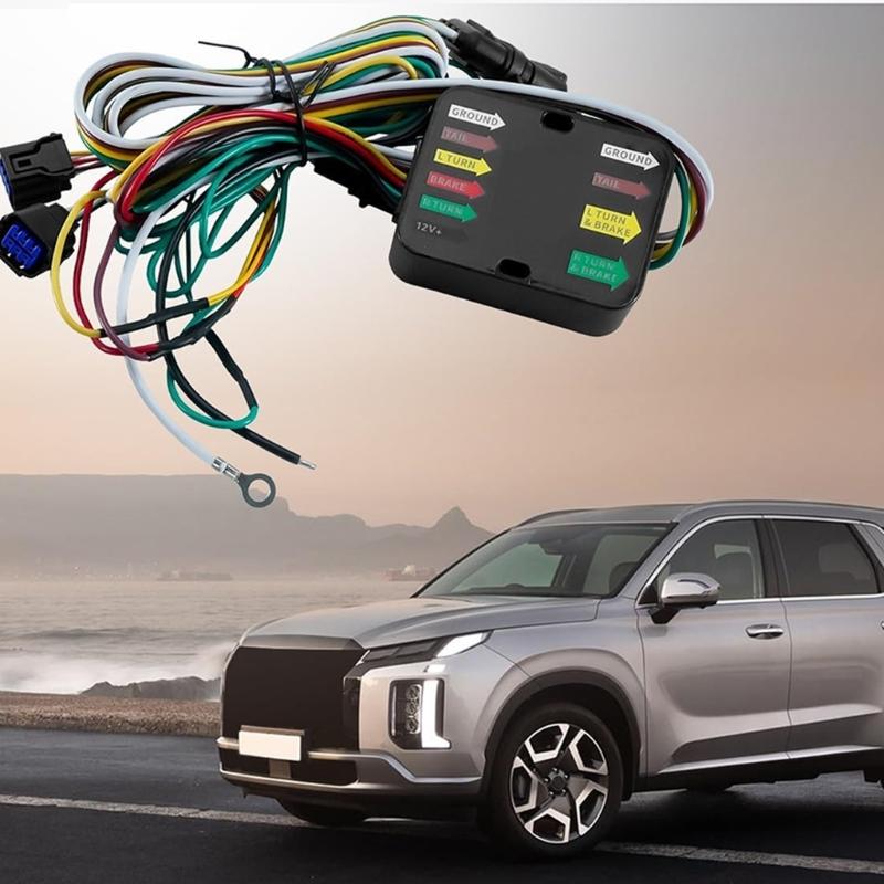 56491 Quick Install 4-Flat Trailer Harness for 2023-2025, Powered 4-Pin Wiring Kit for Tail Brake Turn Signal Towing Use