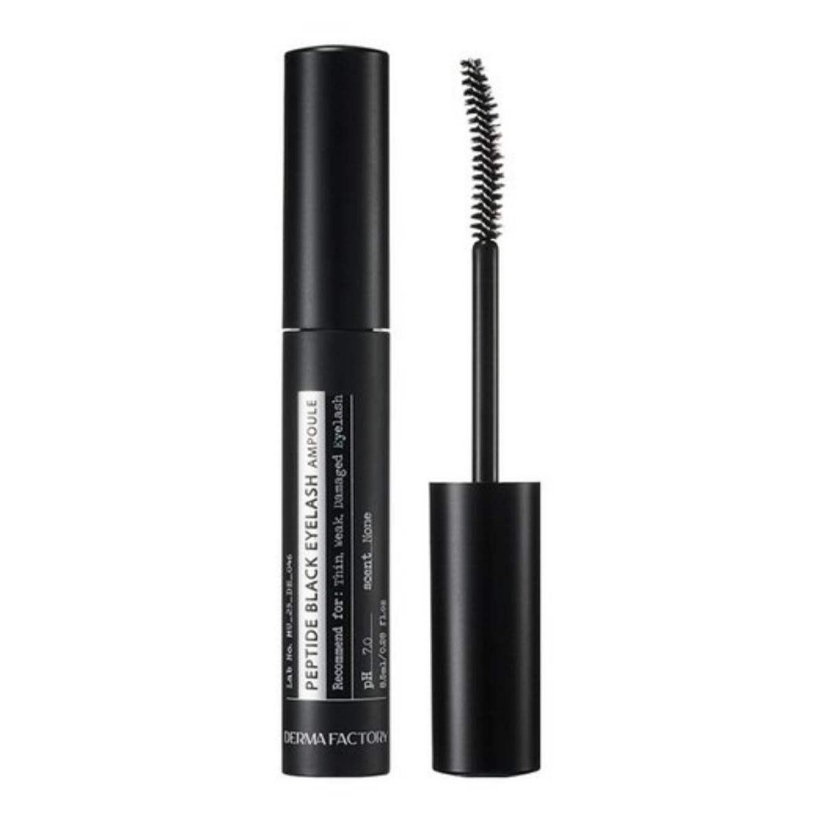 Derma Factory Peptide Black Wimperserum Voedende Wimperserum 8.5ml Wimperserum Oogmake-up black