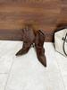 European and American temperament versatile suede pointed high-heeled short boots