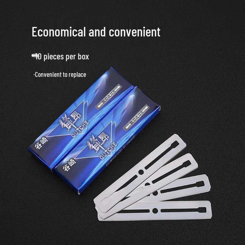 77 Razor Blades for Shaving and Salon Use - Long, Pointed Tip for Sideburns