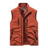 6XL Plus Size Men's Summer Outdoor Hiking Vest Tactical Multi-pocket Lightweight Soft Shell Utility Travel Safari Cargo Vest Men