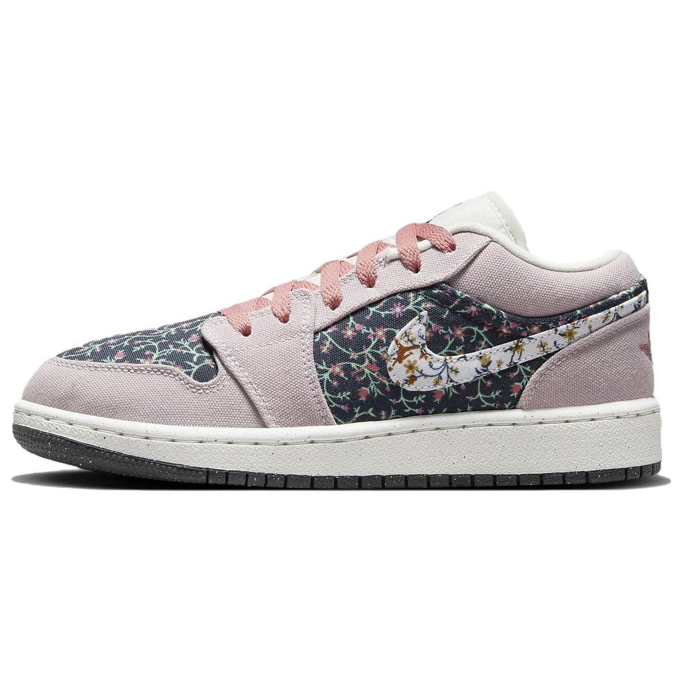 

Детские кроссовки Air Jordan 1 Low SE GS Floral Фиолетовый платиново-фиолетовый антрацит FJ3445-001 37.5