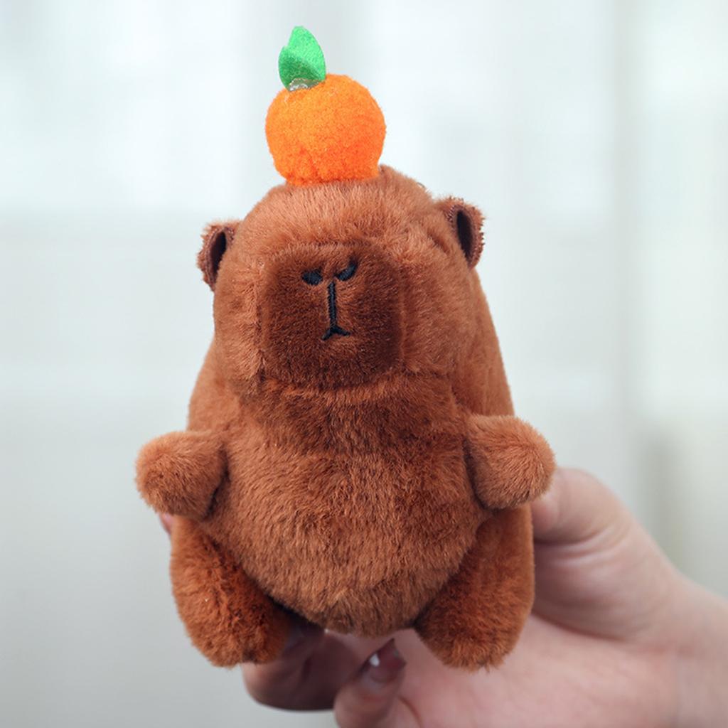 Pluszowy breloczek z kapibarą, urocza zawieszka, breloczek do kluczy, ozdoba do zawieszenia, breloczek do kluczy, zawieszka do plecaka, torebki, urok dla dziewcząt, kobiet