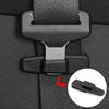 SEAMETAL 2pcs Car Safety Belt Clips Seat Belt Buckle Car Styling Safety Stopper Belt Clips Adjusting Clip