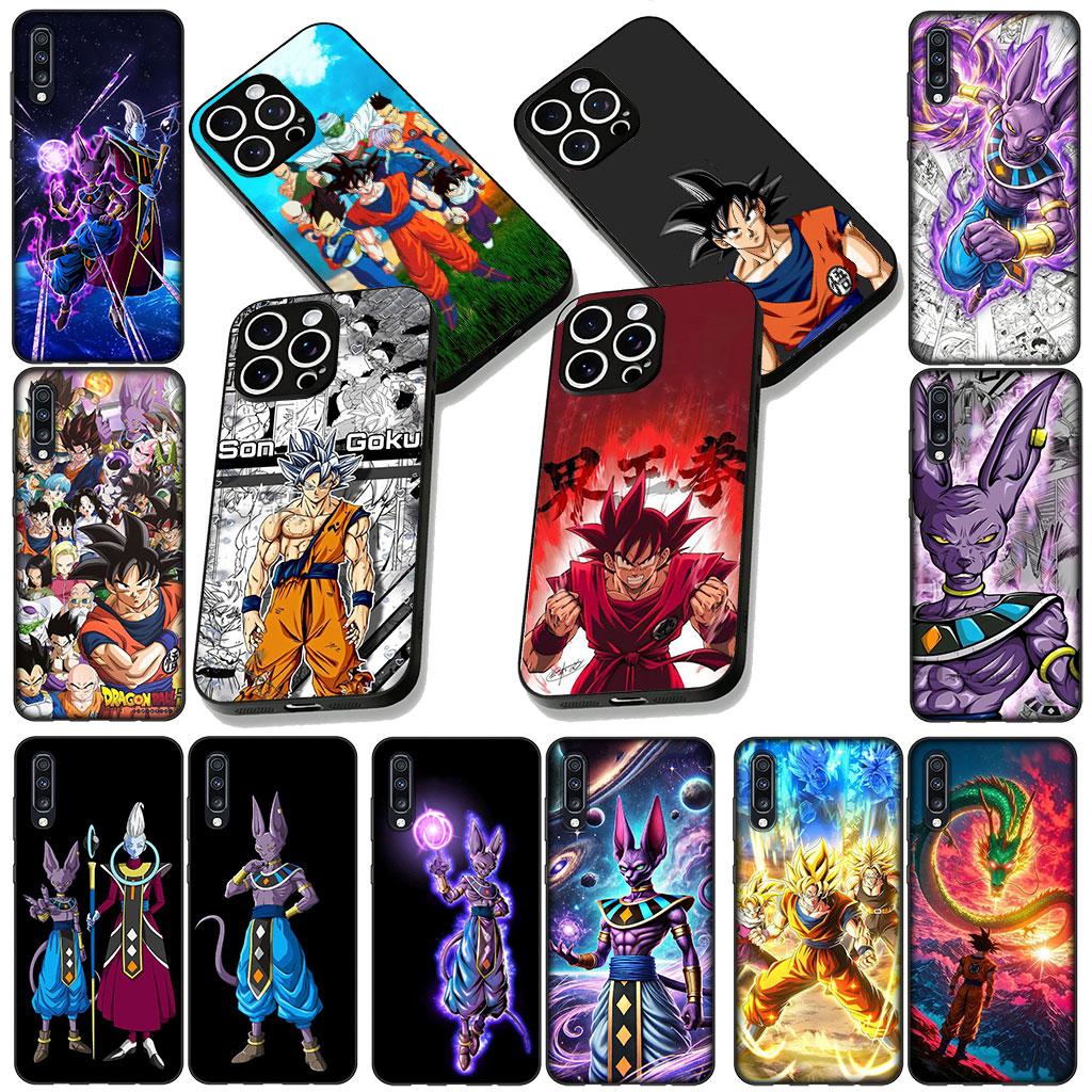 Cover for Samsung Galaxy S25 S24 S23 FE Plus Ultra S7 Edge A16 A15 5G S25+ Coque Phone Case Beerus Dragon Son Gokus Ball Whis