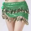 Glitter Sequins Belly Dance Waist Chain Hollow Bellydance Coins Belt Hip Scarf Skirt  Ladies