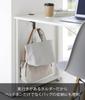 Yamazaki Rotating Headphone X X Smart Headphone Stand with Cable 10370 Desk-Mounted Holder, Black, W3-11.9 D4.5-12.4 H13.8cm, Clamp-Type Holder,
