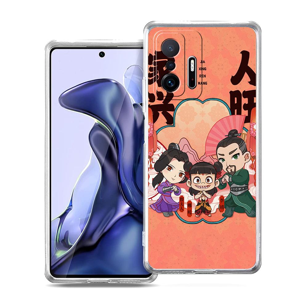 

Прозрачный чехол для телефона для Xiaomi Mi 14 13 12 11 Ultra 13T 12T 11T Poco X3 NFC F3 F6 Pro Lite Мягкий ТПУ корпус Мультяшный милый Нежа Xiaomi Poco F6