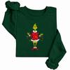 Women's Fashion Casual Long Sleeve Printed Crewneck Sweatshirt Top for Everyday Wear