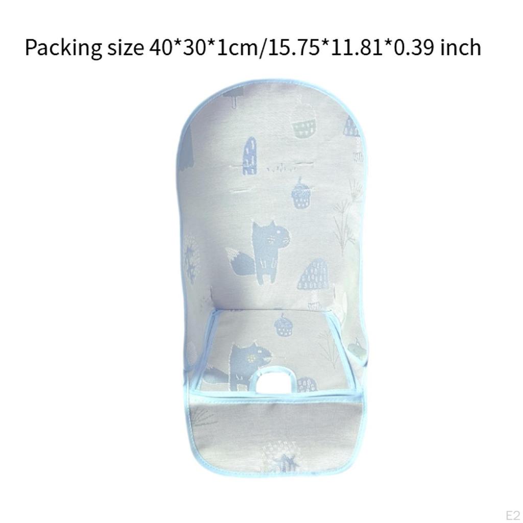 Hochstuhlbezug für Baby Tragbares Kissen Mädchen Kleinkinder Kinder Blau