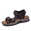 Men's Cross-Border Large Size Breathable Summer Velcro Sandals – Trendy Air Cushion Outdoor Beach Shoes.