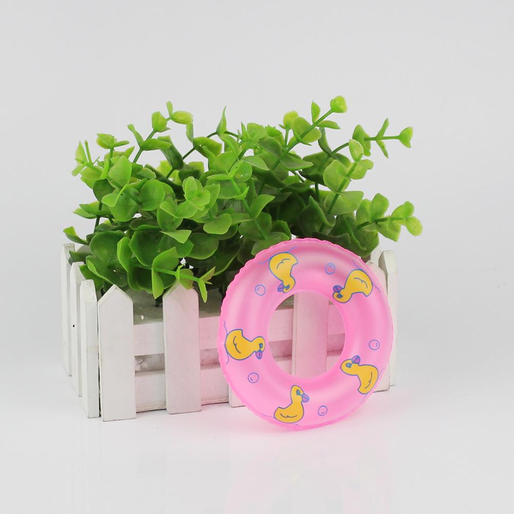 10 Pcs Aid Float Rings Swim Kid Swimming Inflatable Dolls Toys for Toddlers Mini