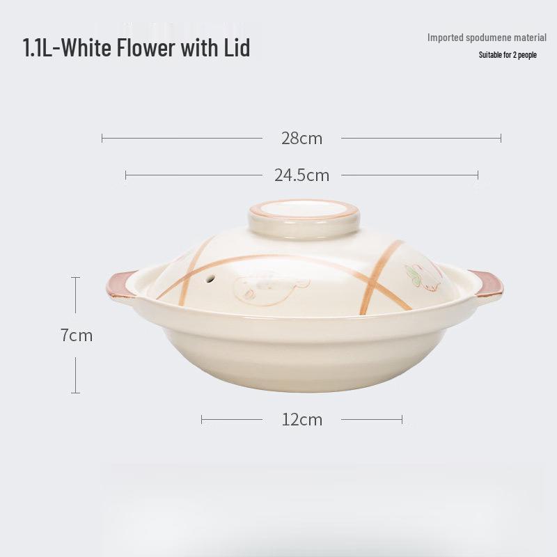

LIEI Ceramic Shallow Casserole