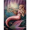 5D DIY Diamond Painting Cartoon Mermaid Diamond Embroidery Cross Stitch Kit Full Rhinestone Mosaic Home Decor