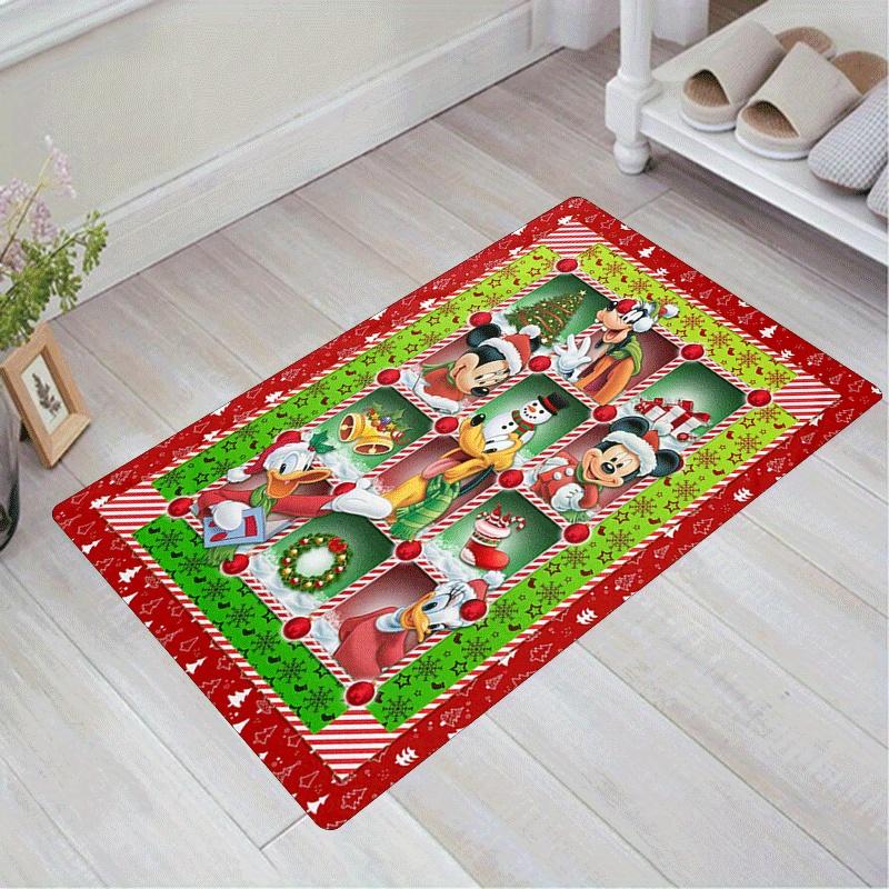 

1pc Mickey and Friends Rug Anti Slip, Non Shedding, Stain Defying, Ideal for Living, Bedroom & Laundry Handcrafted Home Decor 60cm by 90cm