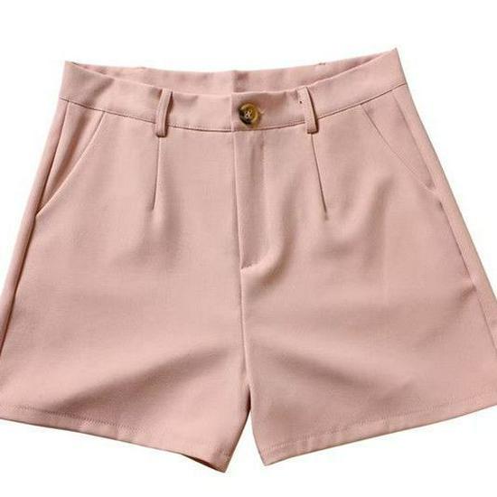 

2026 Women s High Waist A-Line Wide Leg Bootcut Shorts - Slimming Korean Style for Plus Size, Black 2XL 65-73 kg