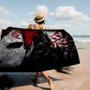 Anime G-Gaara Microfiber Blanket Quick Drying Beach Towels Oversized Printing Super Absorbent Pool Towel Blanket