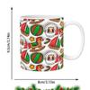 Christmas mug Christmas hot cocoa cup cute ceramic mug coffee bar mug for Christmas home holiday decoration