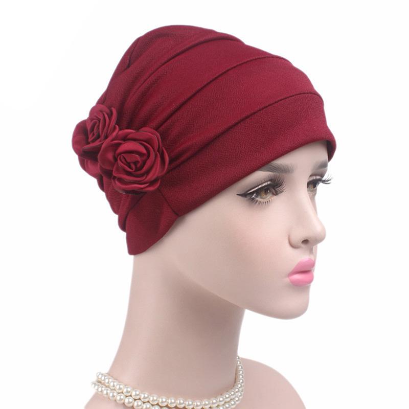 New Women Hijab Turban Hat Lady Cancer Chemo Hair Loss Cap Head Scarf Wrap Cover