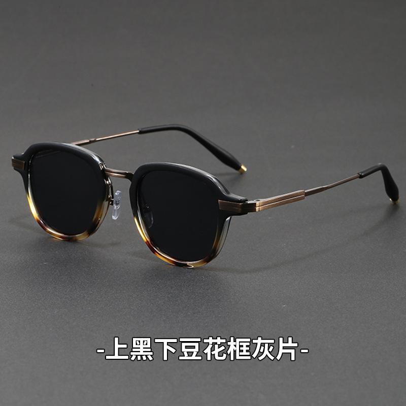 Vintage Round Sunglasses for Women Men Fashionable Glasses Retro Geometric Round Frame Simple Design UV400 Protection Men Women