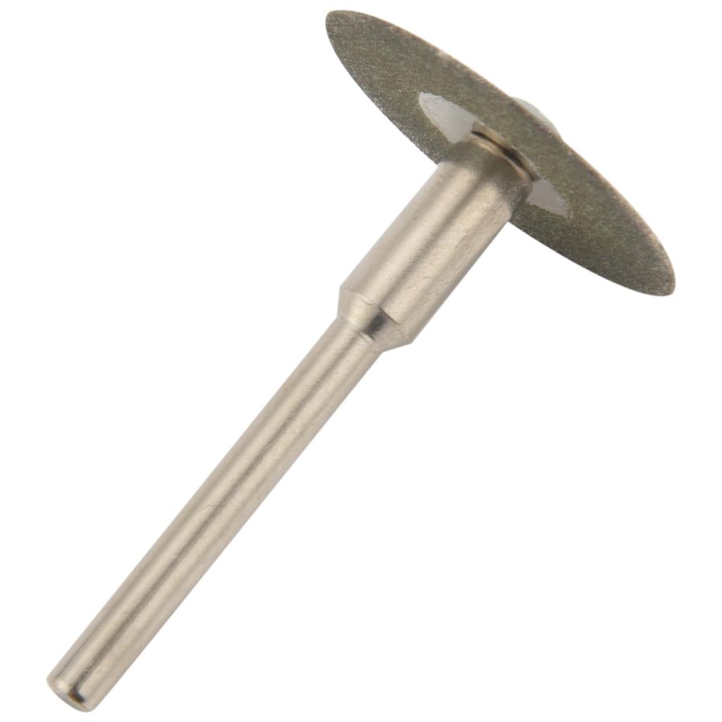 A84X-40 Pieces 22 Mm Diamond Cutting Wheel Cut Off Discs Coated Rotary Tools With 8 Pack Mandrel Rotary Tool For Drill Dremel