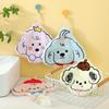 Adorable Puppy Coral Fleece Quick-Dry Kitchen Hand Towel