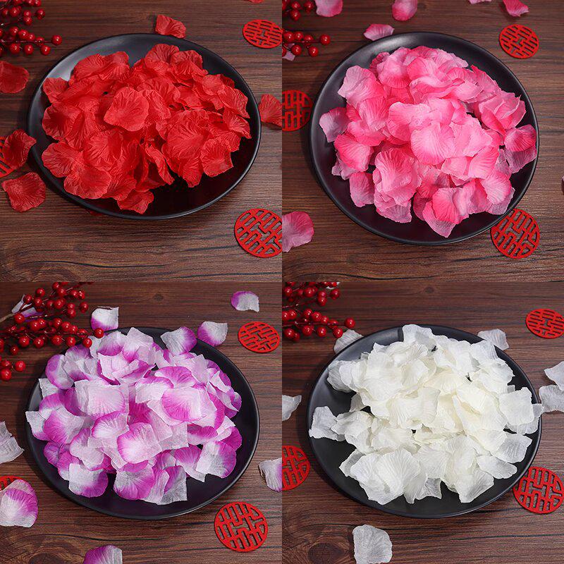 Rose Petal Decor for Weddings: Ceremony, Room, Proposal & More