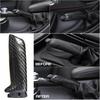 For BMW Models With Handbrake Brake Handle Cover Trim Real Carbon Fiber Black 1x