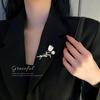 Diamond Wheat Ear Brooch Fashion Xizang Jacket Corsage Personality Internet Celebrity Simple Pin Jewelry Women