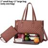 Sophisticated Pu Tote Bag With Inner Divider And Lunch Storage For Daily Commute