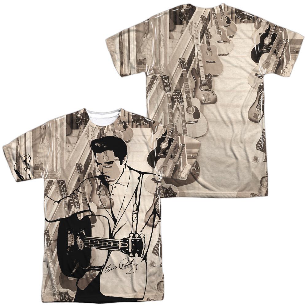 Elvis Guitarman Dye Sublimation T-Shirt S