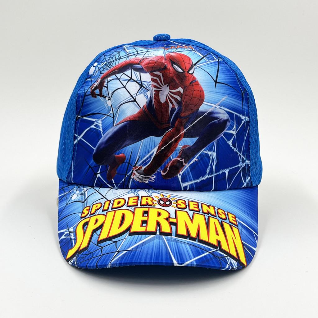 Spiderman Cartoon Baseball Cap For Boys Summer Sun Protection And Breathability