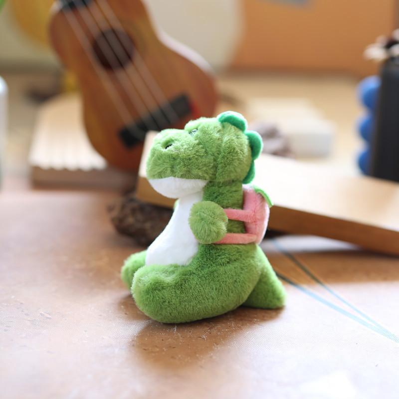 Adorable Plush Dinosaur Keychain Cute Soft Toy Backpack Accessory And Charm