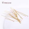 50 Pcs/lot 18K Gold Plated Silver Plated Brass Ball Head Pins For Jewelry Making,Multi Size Ball Head Pin For DIY Earrings