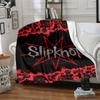 Slipknot Flannel Blanket Soft All-Season Throw, Design for Camping, Car Travel, Hiking Sofa, Bed, Office Perfect Gift for Parties