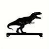Briefkastendekoration mit Dinosaurier-Eisen-Silhouette – auffällige dekorative Beschilderung für Ihren Briefkasten. Verbessern Sie das Aussehen