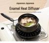 Japanischer Gasherd Emaille Hitzeverteiler zum Erwärmen von Milch - Anti-Brand-Leitung