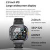 NX23 Fitness Tracker 2.0-inch Touch Screen Bluetooth-compatible Calling Health Monitoring Smart Watch
