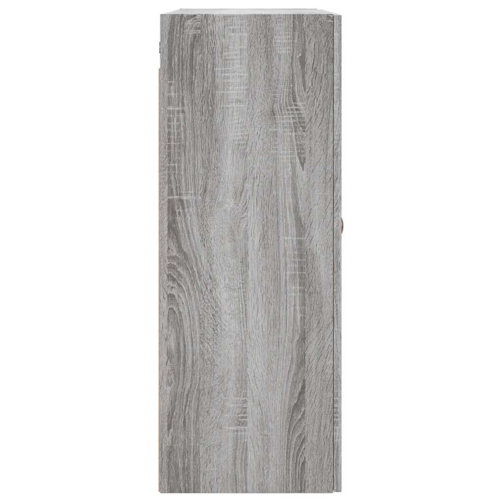Wall Cabinet Gray Sonoma 69.5 X 34 X 90 Cm