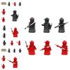 Premium Red Soldier Block Toy Set Diy Assembly Abs Plastic 0-38 Pieces 8g Weight