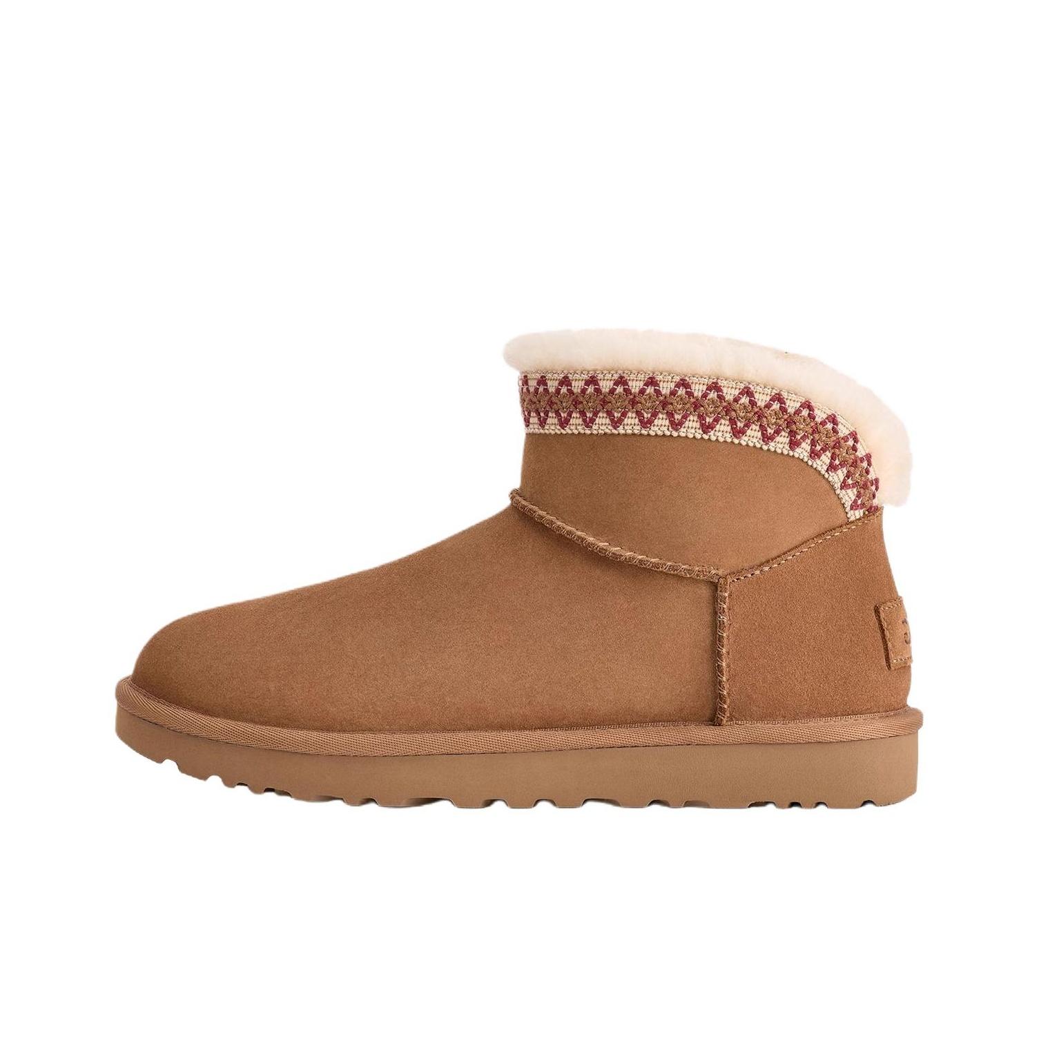 

UGG Классические Новинка Коровья Спилок Мода Круглый Носок Зимние Ботинки Женские ботинки 1174496-CHE 37