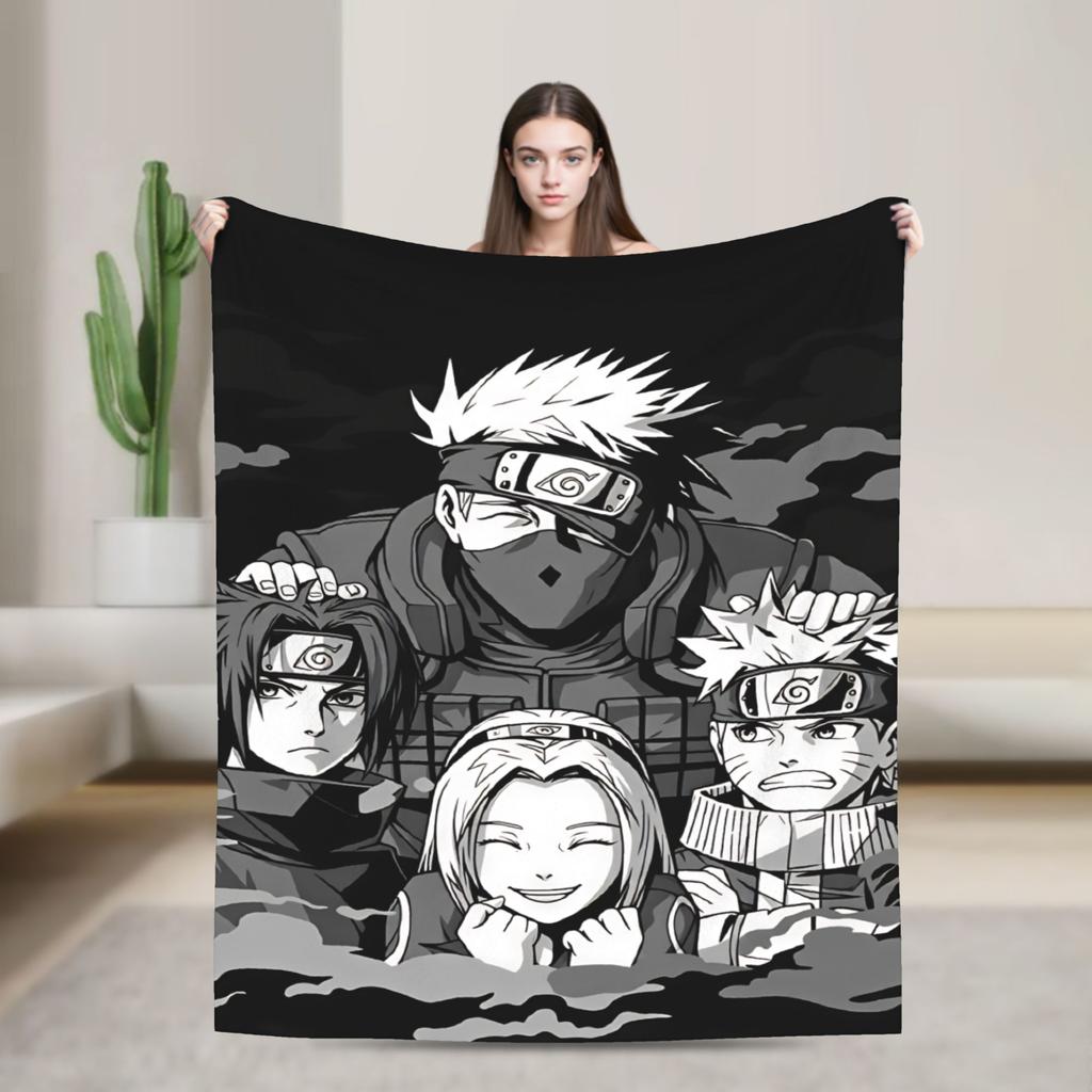 Uzumaki Plush Blanket Girls Boys  Flannel Throw Blanket For Couch Chair Sofa Bed Warm Soft Customized Quality Bedspread
