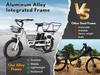 Bicicleta eléctrica PHILODO Traveller, motor de 750W, batería de 48V 35Ah, velocidad máxima 45 km/h, autonomía de 120 km, neumáticos de 20x3.0 pulgadas