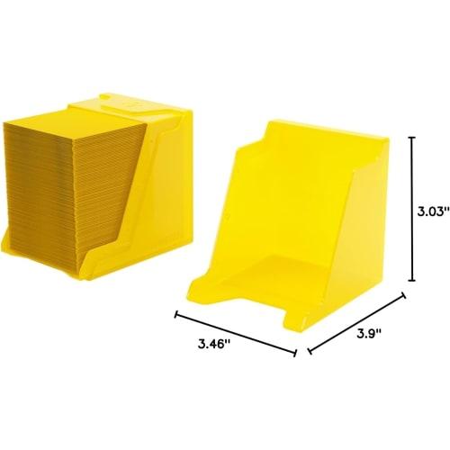 GameGenic Deck Box: Bastion XL Yellow (100ct) ? Durable and Sturdy TCG, OCG Card Storage ? Compatible with Pokemon Yugioh Commander and MTG Magic: The