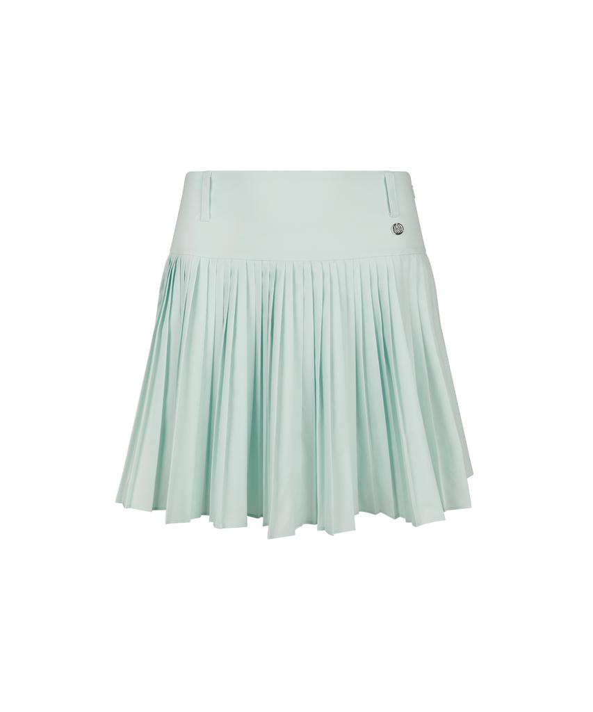 LAUV Flared Pleated Skirt_Mint