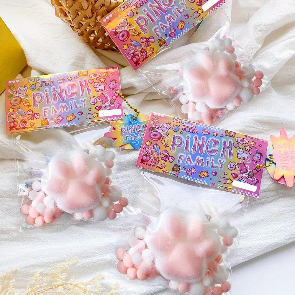New Cartoon Kawaii Plush Cat Paw Squeeze Toys Super Soft PU Slow Rebound Toy Creative Pinch Toy Fidget Toy Decompressing Toys
